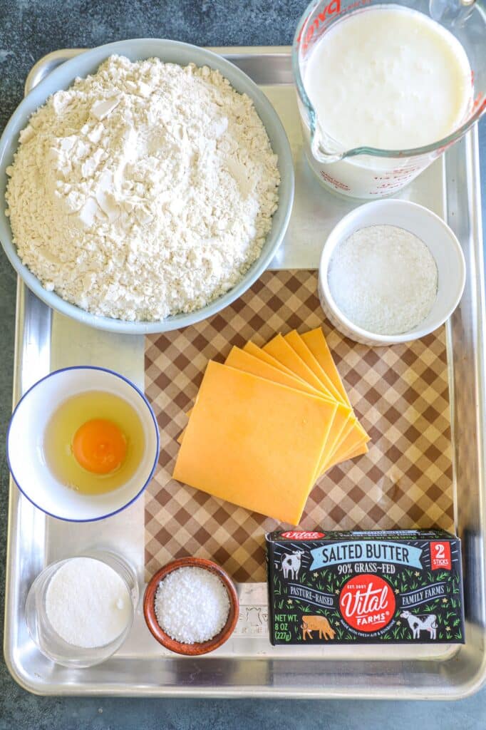 ingredients for pretzel biscuits