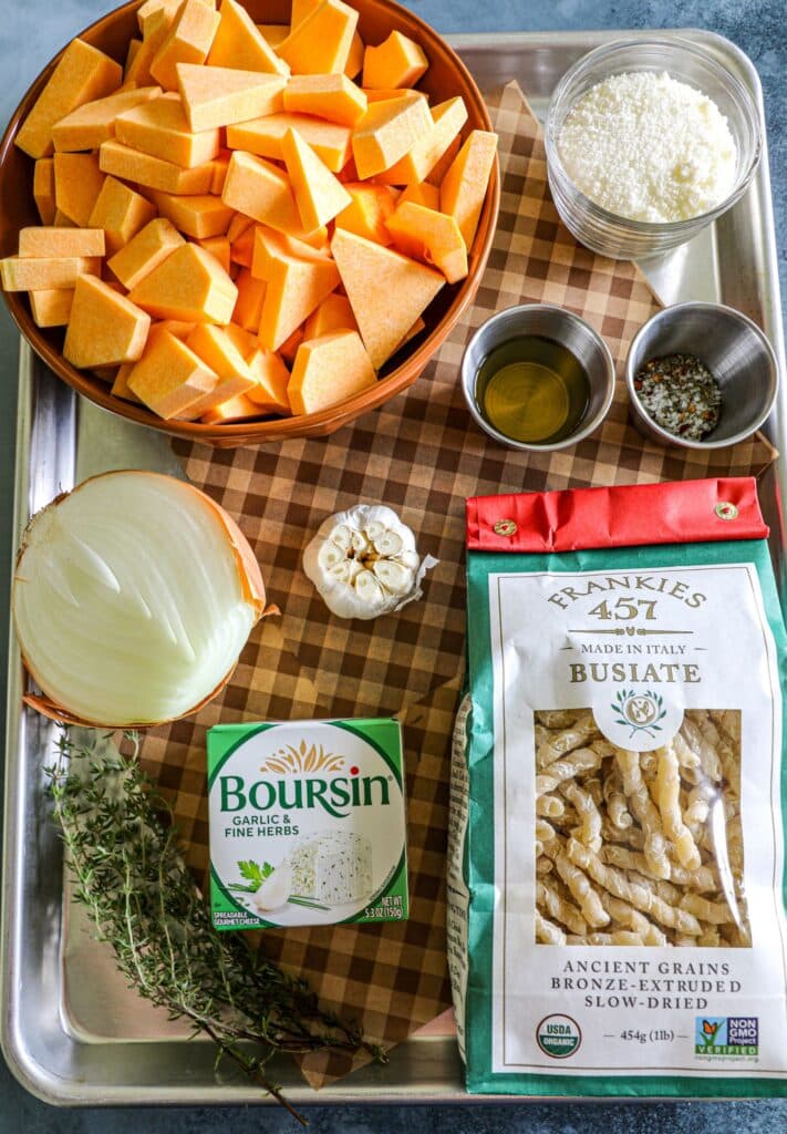 ingredients for the Roasted Butternut Squash sauce